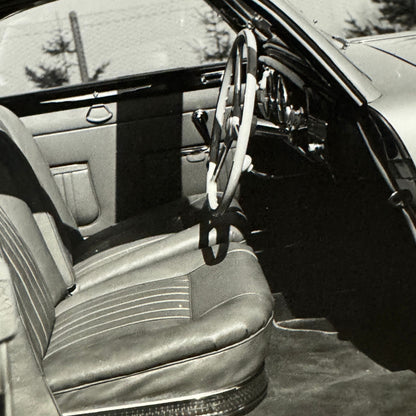 Vintage Photograph Photo Print Beautiful Car Automobile Interior