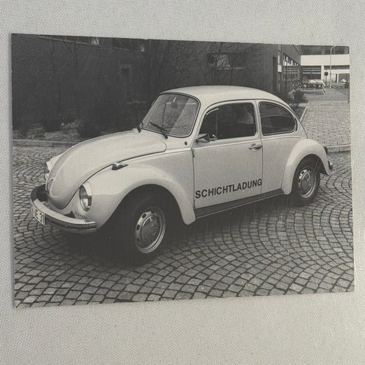 Vintage Volkswagen Beetle VW Bug Car Photo Photograph Print 1977