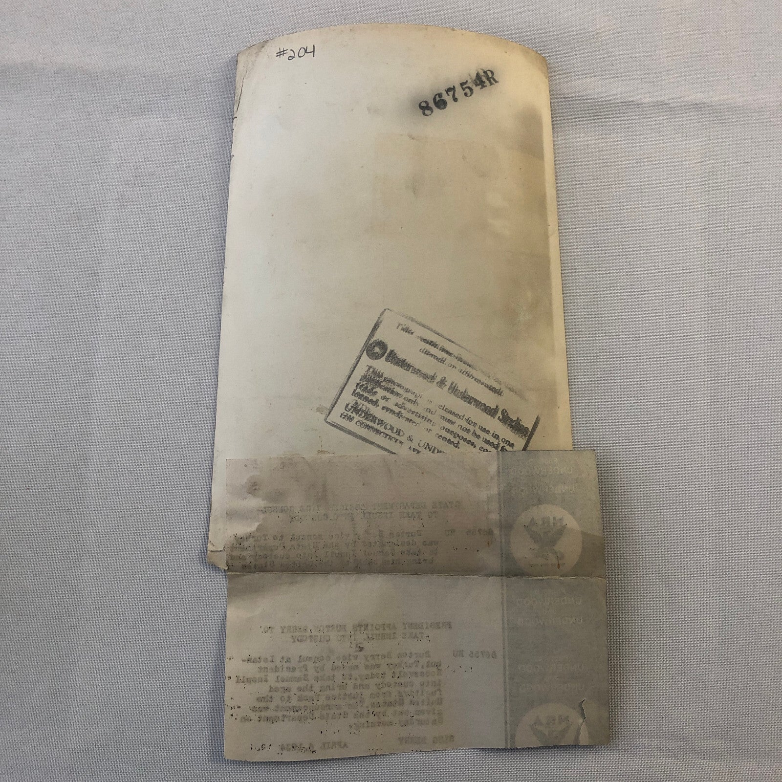 Press Photograph Photo President Roosevelt Fugitive Samuell Insull Burton Berry