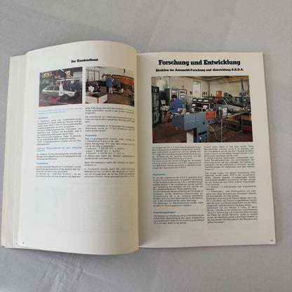 1979 Renault Annual Report Corporate Brochure GERMAN Language