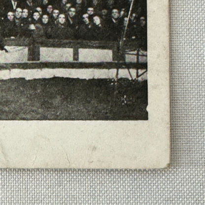 Vintage Circus Acrobat Balancing Act Tightrope Postcard German Text Post Card
