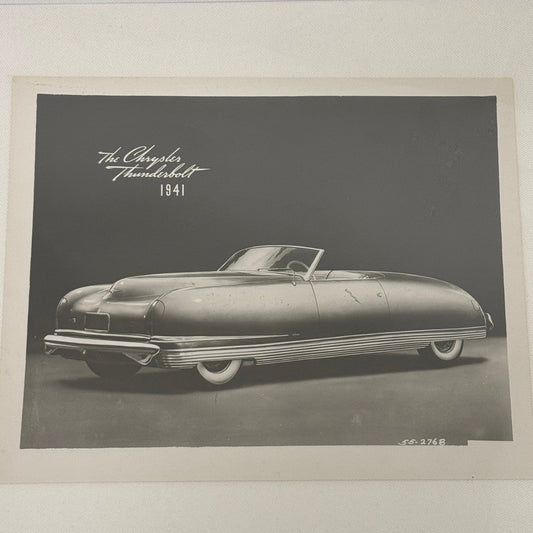 Vintage 1941 Chrysler Thunderbolt Concept Car Prototype Convertible Modern Print