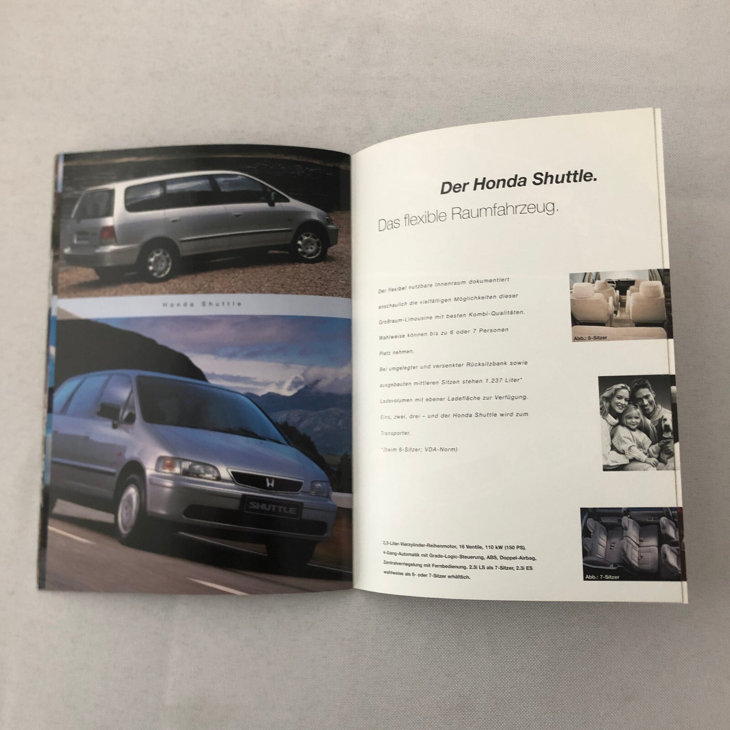 Honda Sales Brochure Catalog NSX S2000 Integra Type R Prelude Civic + GERMAN