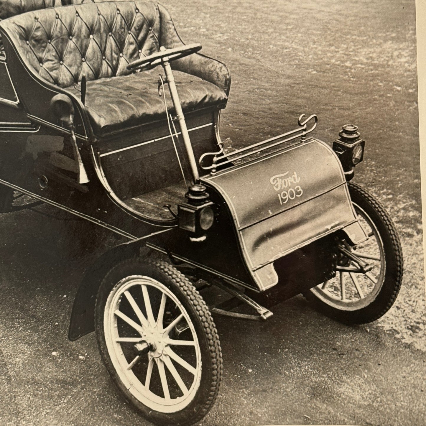 Vintage 1903 Ford Model A Car Photo Photograph Print