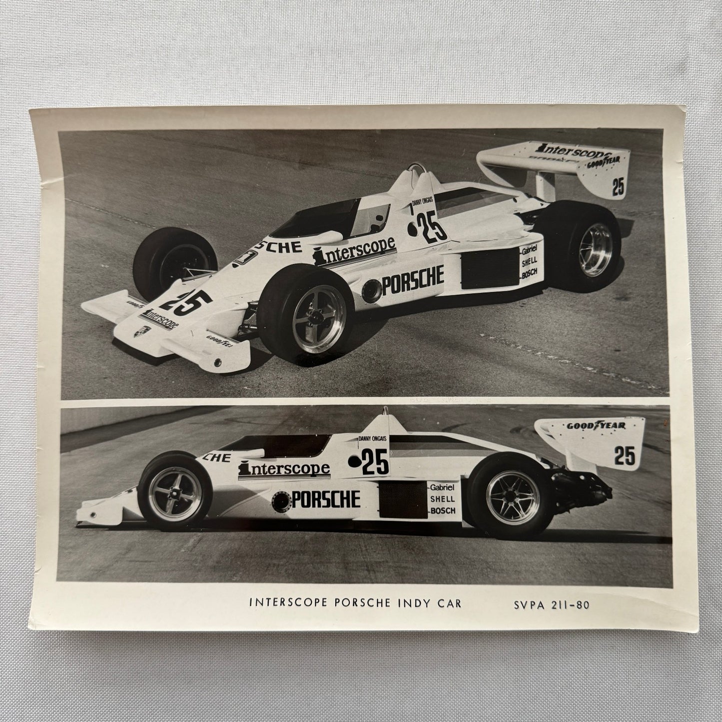 Porsche Interscope Indy Racing Car Factory Press Photo Photograph 1979