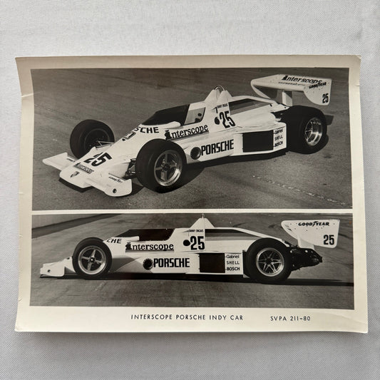 Porsche Interscope Indy Racing Car Factory Press Photo Photograph 1979