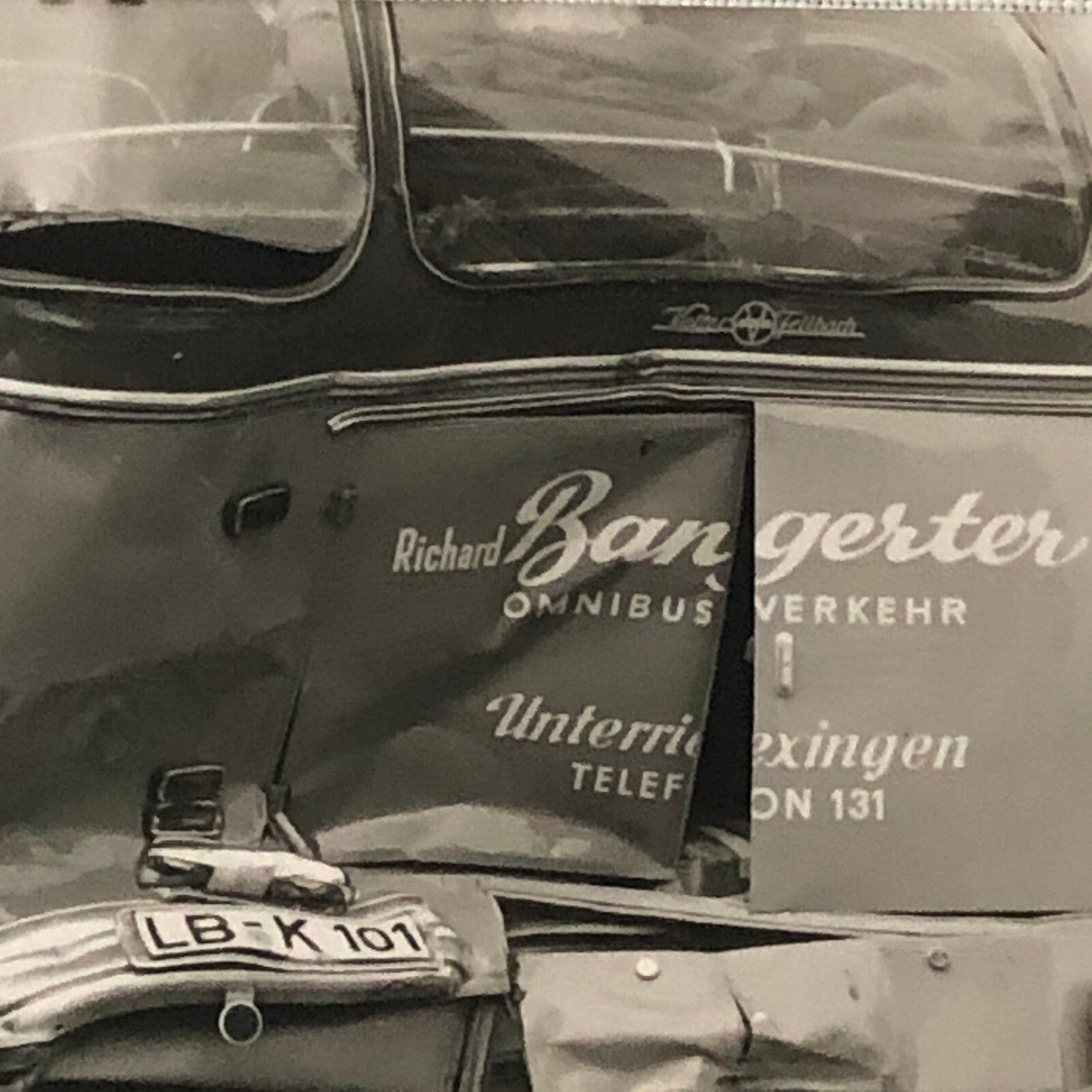 Vintage Bus Accident Wreck Photo Photograph Print Lot of 3 Germany 
