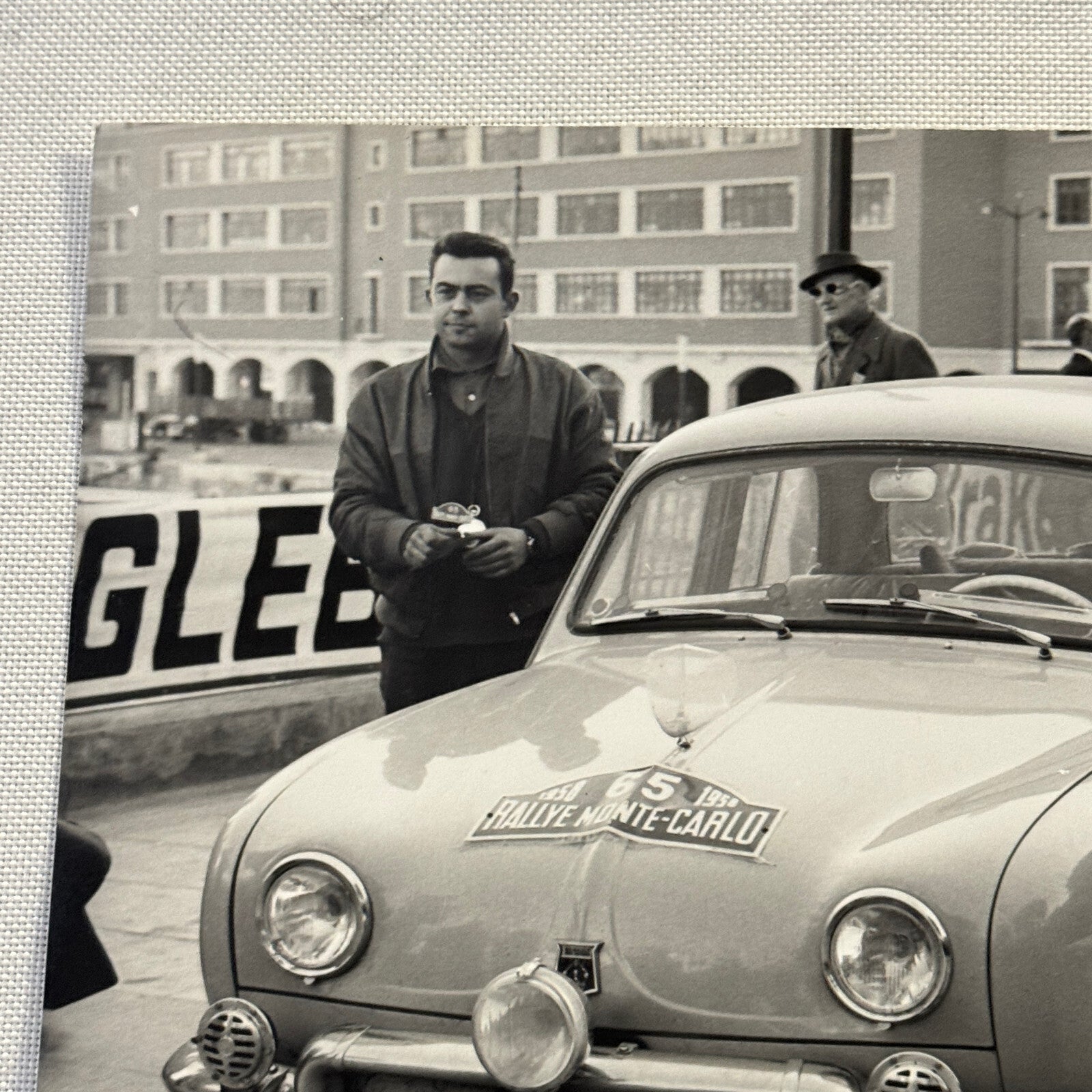 1958 Rallye Monte Carlo Renault Dauphine Car Photo Photograph Rally Racing