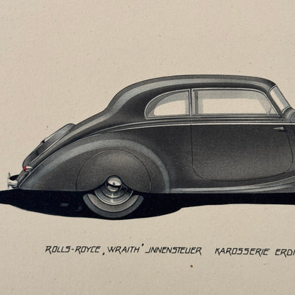 Erdmann & Rossi Coachbuilder Carrosserie Rolls Royce Design Print