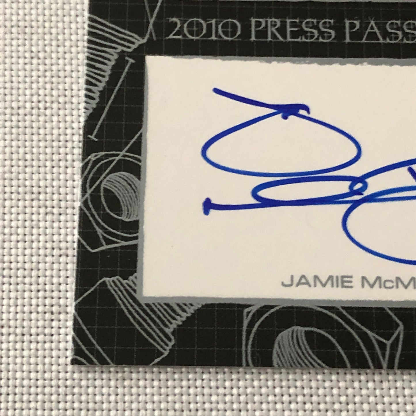 2010 Press Pass Signings Jamie McMurray Auto Autograph Signature Signed Card