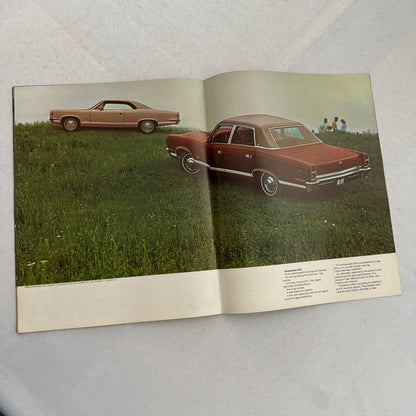 1968 American Motors AMC Brochure Catalog Javelin Rebel American Ambassador AMX