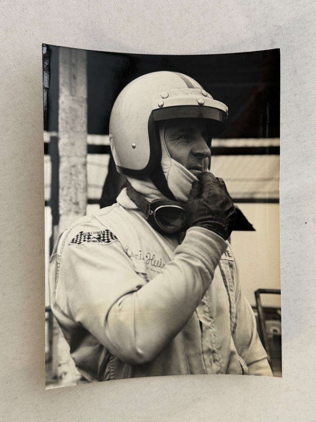 Vintage Racing Photo Photograph Denis Hulme Driver Gulf Racing