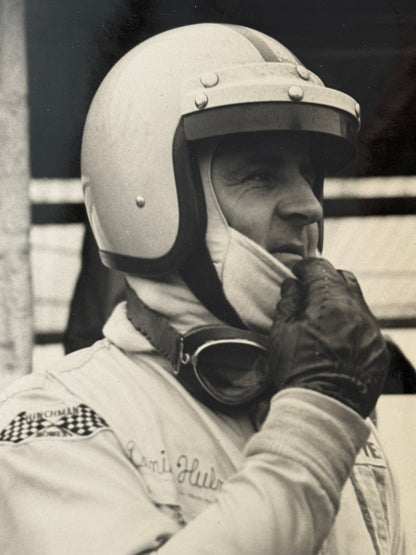 Vintage Racing Photo Photograph Denis Hulme Driver Gulf Racing
