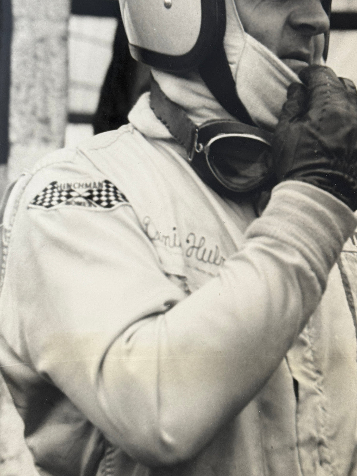 Vintage Racing Photo Photograph Denis Hulme Driver Gulf Racing